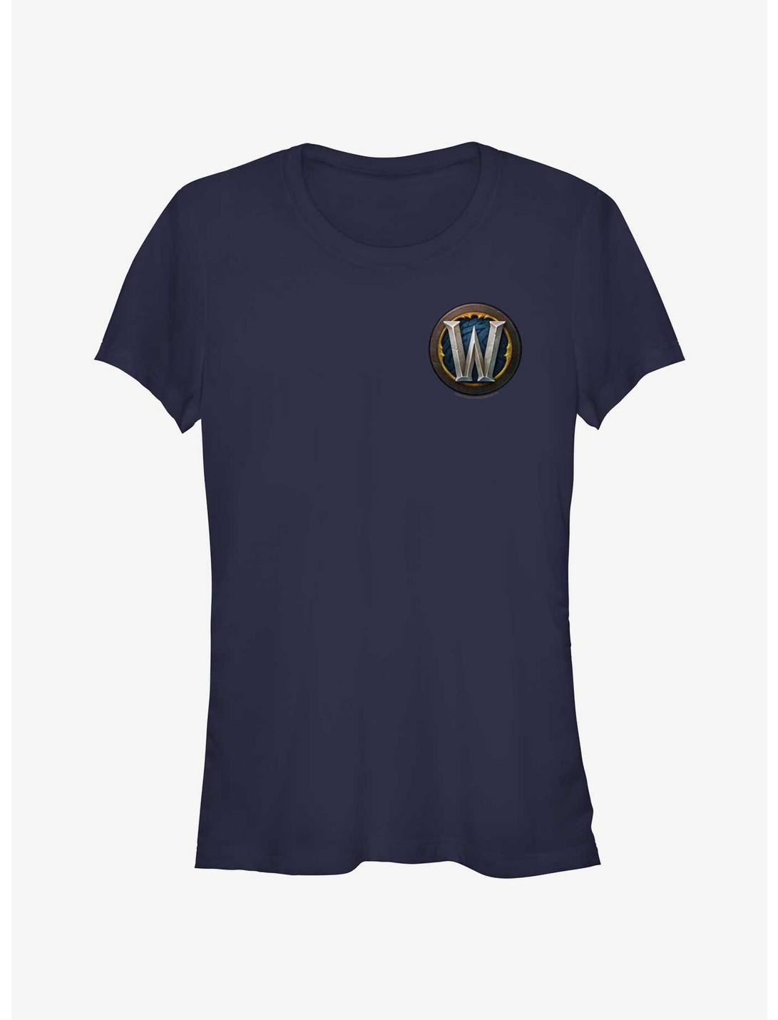 World Of Warcraft Wood Icon Logo Girls T-Shirt