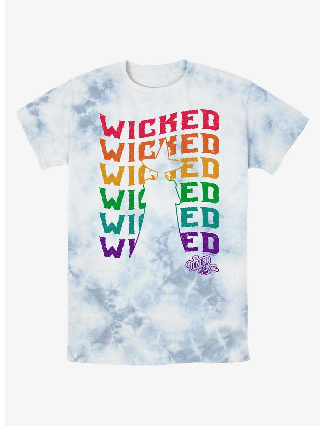 The Wizard Of Oz WB Wavy Wicked Silhouette Tie-Dye T-Shirt