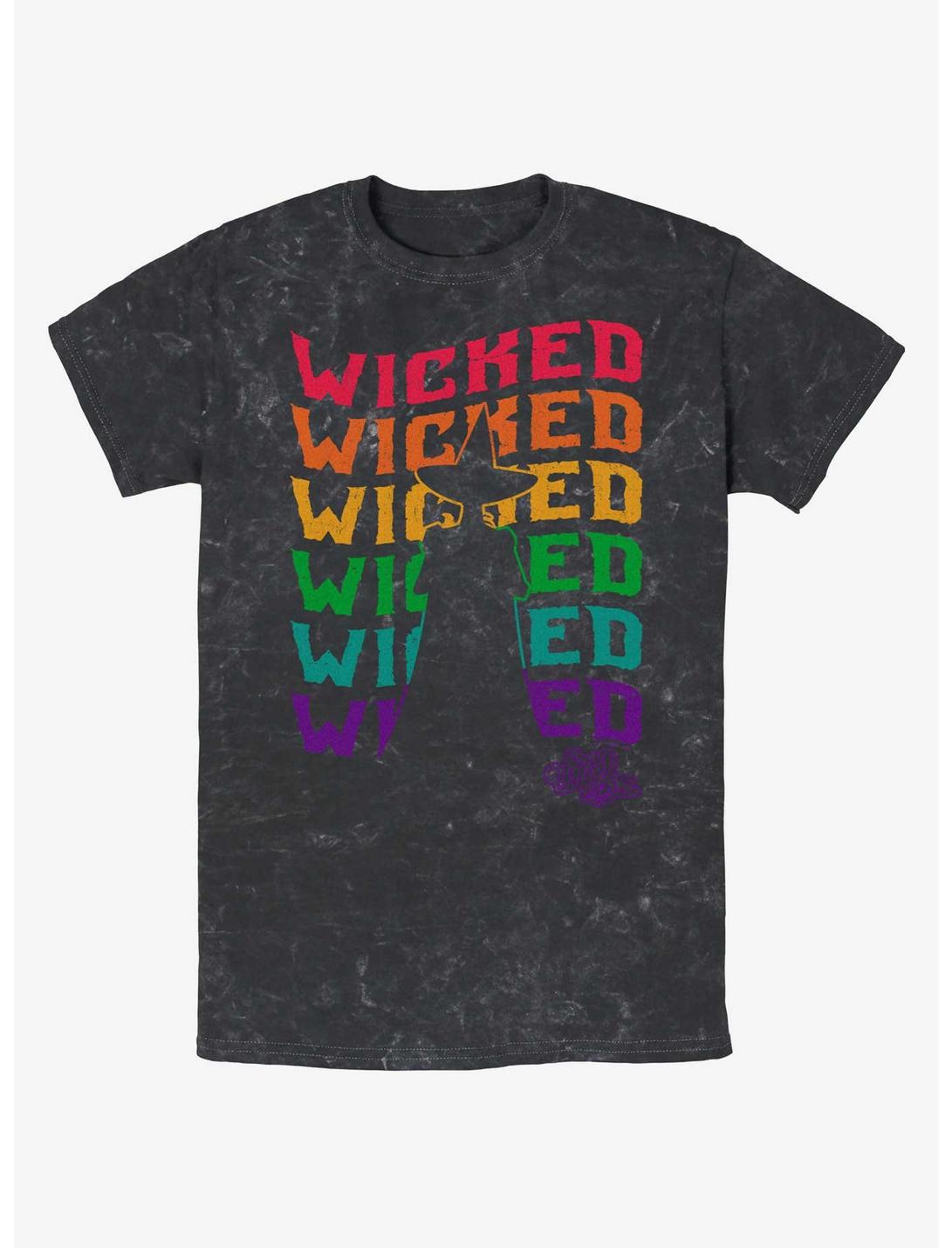 T-shirt The Wizard Of Oz WB avec silhouette ondulée Wicked, délavage minéral