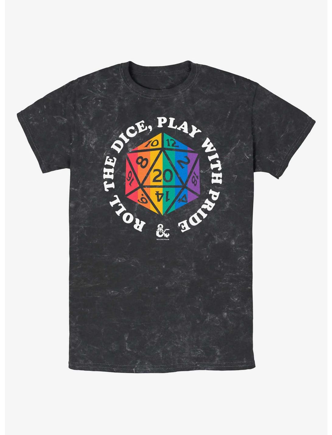Dungeons & Dragons Roll For Pride Mineral Wash T-Shirt