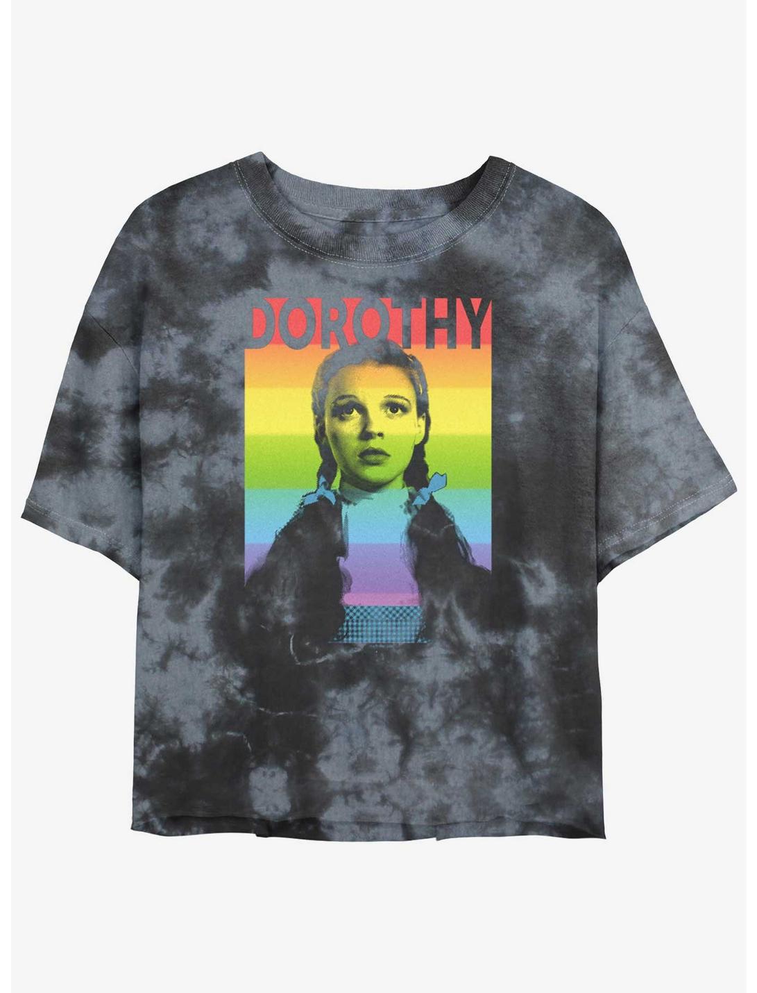 The Wizard Of Oz Dorothy Rainbow Tie-Dye Crop T-Shirt