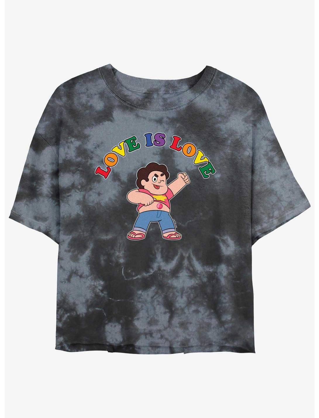 T-shirt court tie-dye "Steven Universe Love Is Love"