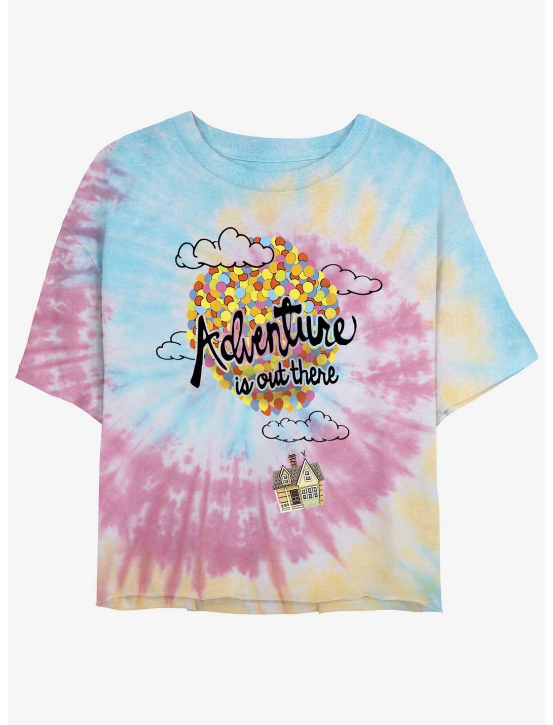 Disney Pixar Up Adventure Is Out There Tie-Dye Girls Crop T-Shirt