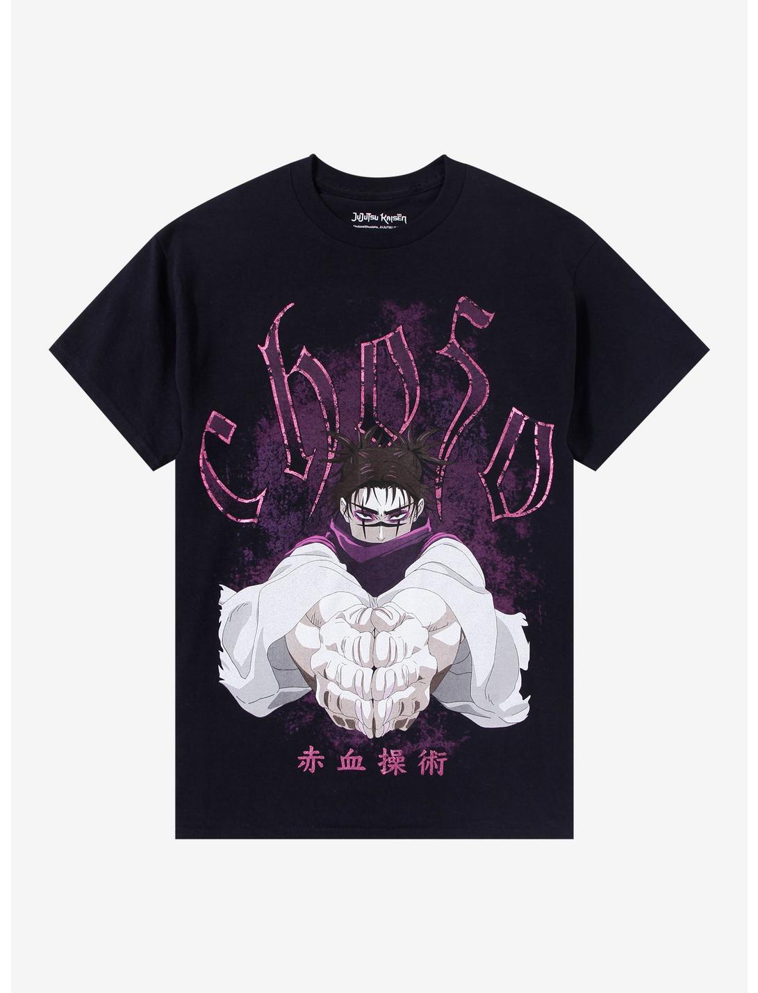 T-shirt imprimé feuille Jujutsu Kaisen Choso