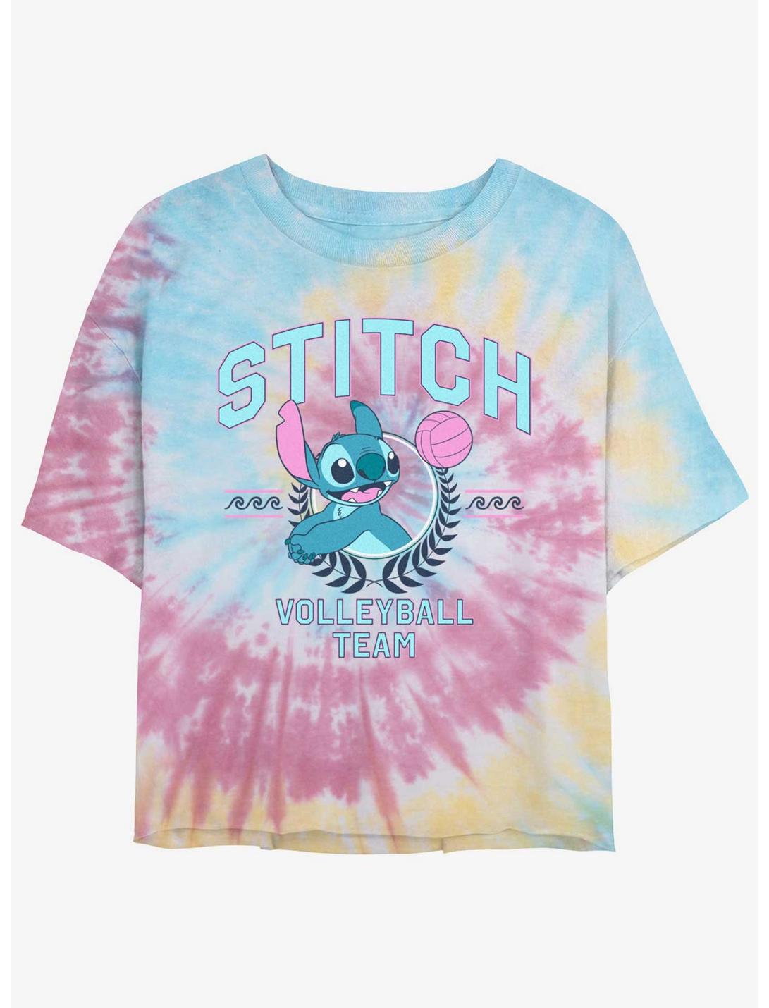 T-shirt court tie-dye Disney Lilo & Stitch Équipe de volleyball pour filles