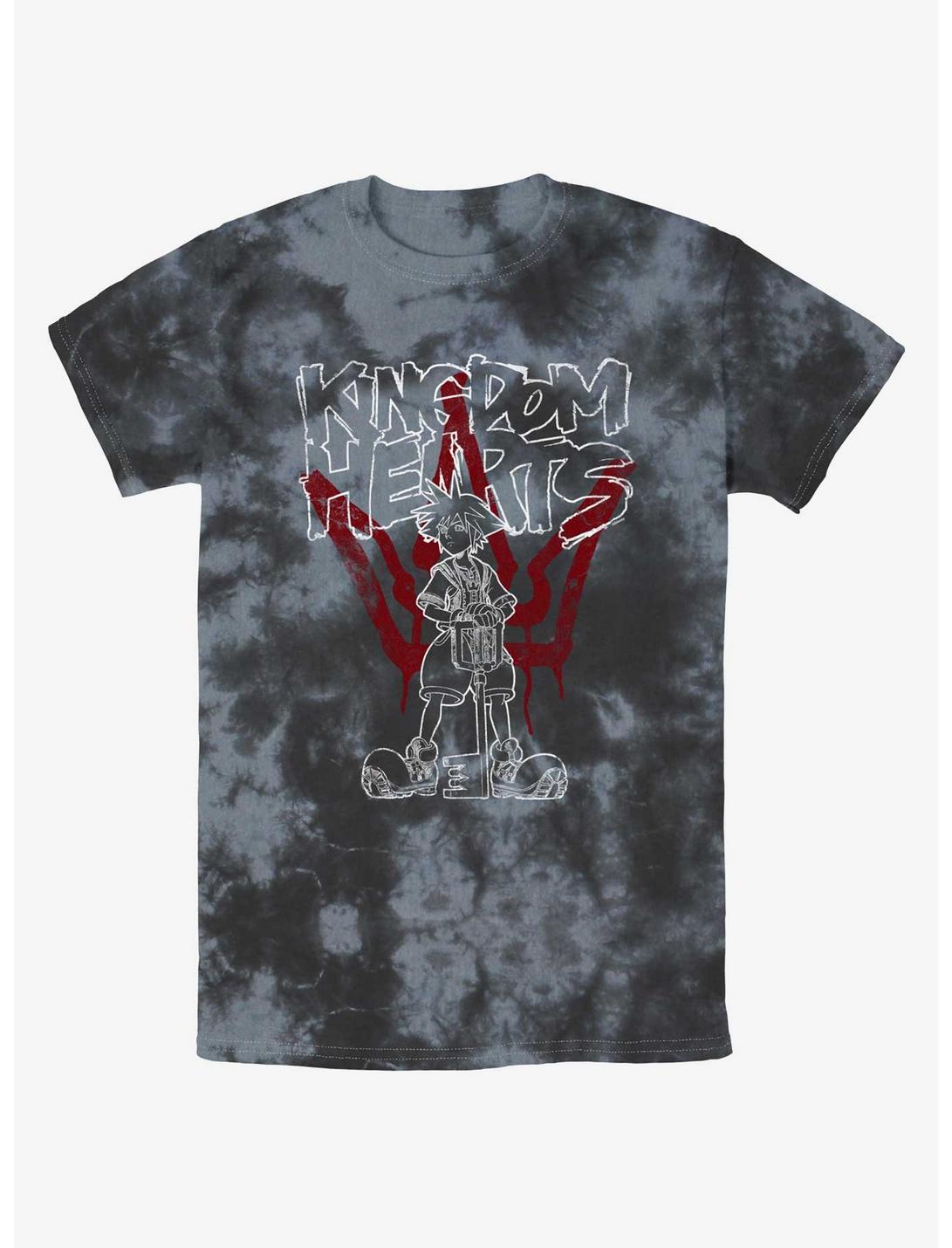 T-shirt tie-dye Disney Kingdom Hearts Crowned Hearts