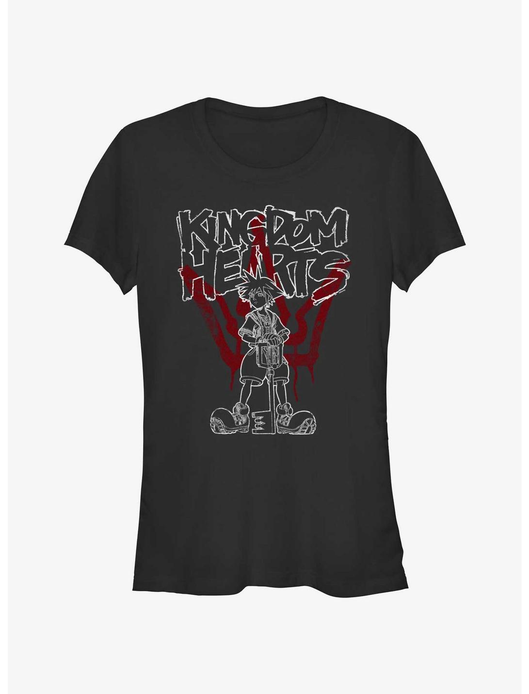 Disney Kingdom Hearts Crowned Hearts Girls T-Shirt
