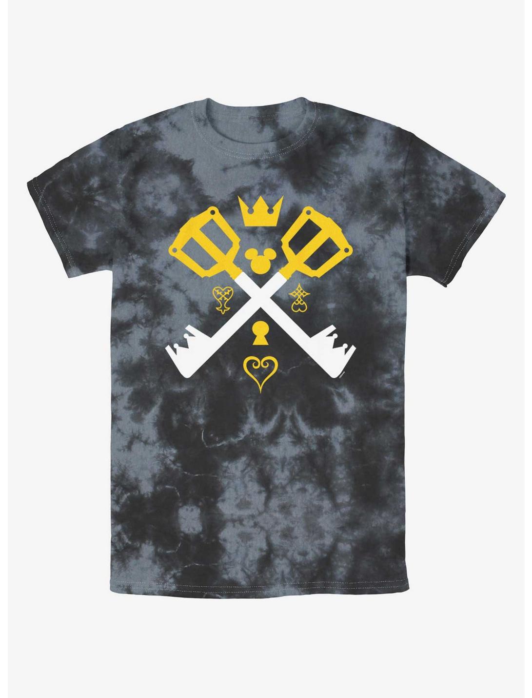 Disney Kingdom Hearts Cross Keys Tie-Dye T-Shirt