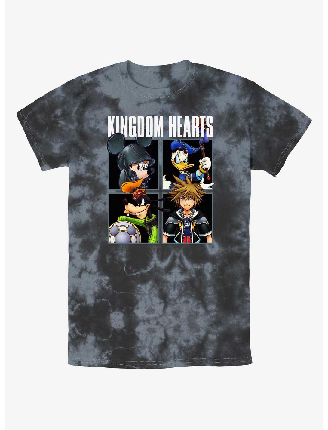 Disney Kingdom Hearts Head Shots Tie-Dye T-Shirt