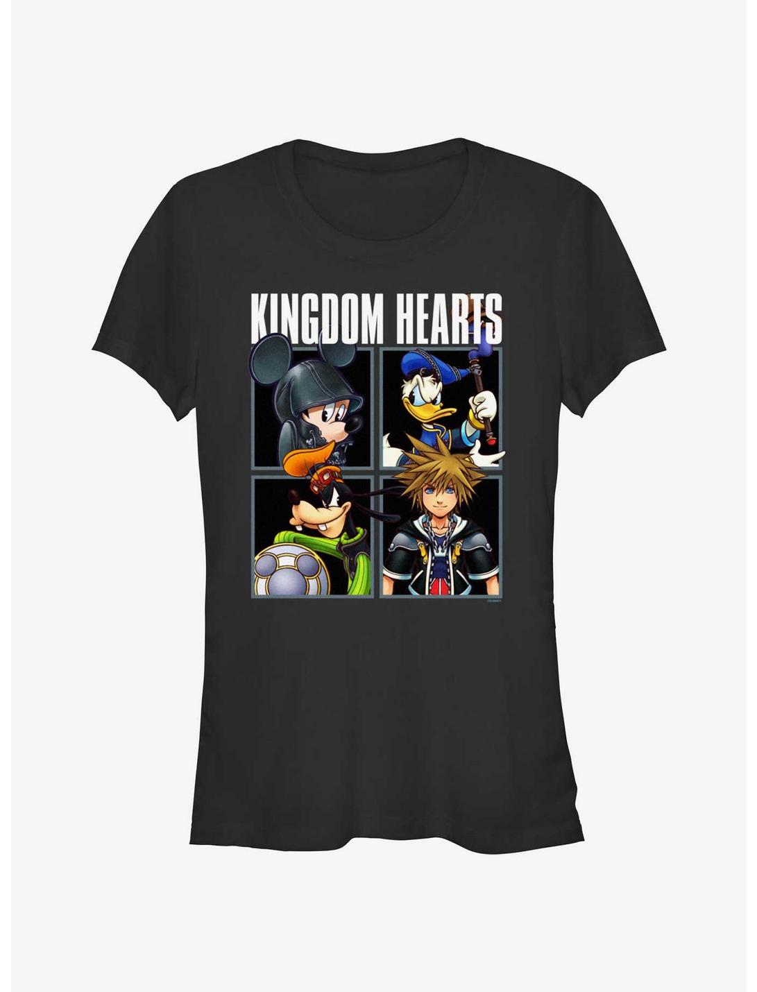 Disney Kingdom Hearts Head Shots Girls T-Shirt