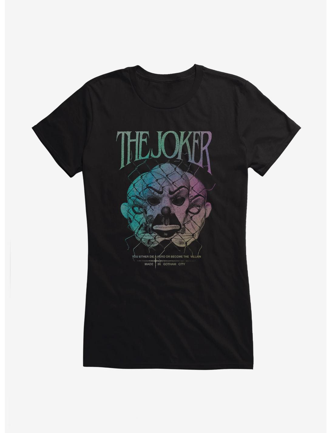 T-shirt Fille Batman The Joker Meurt Héros Devient Méchant