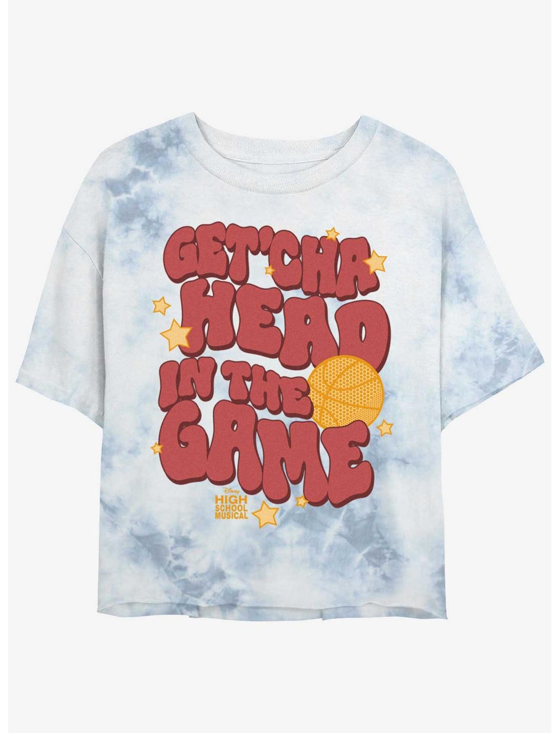 Disney Channel High School Musical Get'cha Head In The Game Girls Tie-Dye Crop T-Shirt