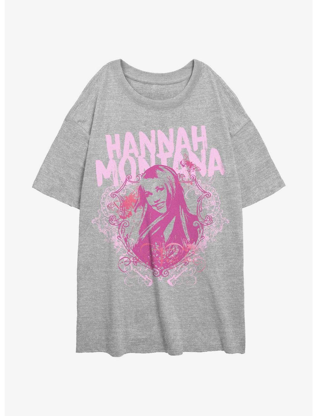 Disney Channel Hannah Montana Hannah Couture Girls Oversized T-Shirt