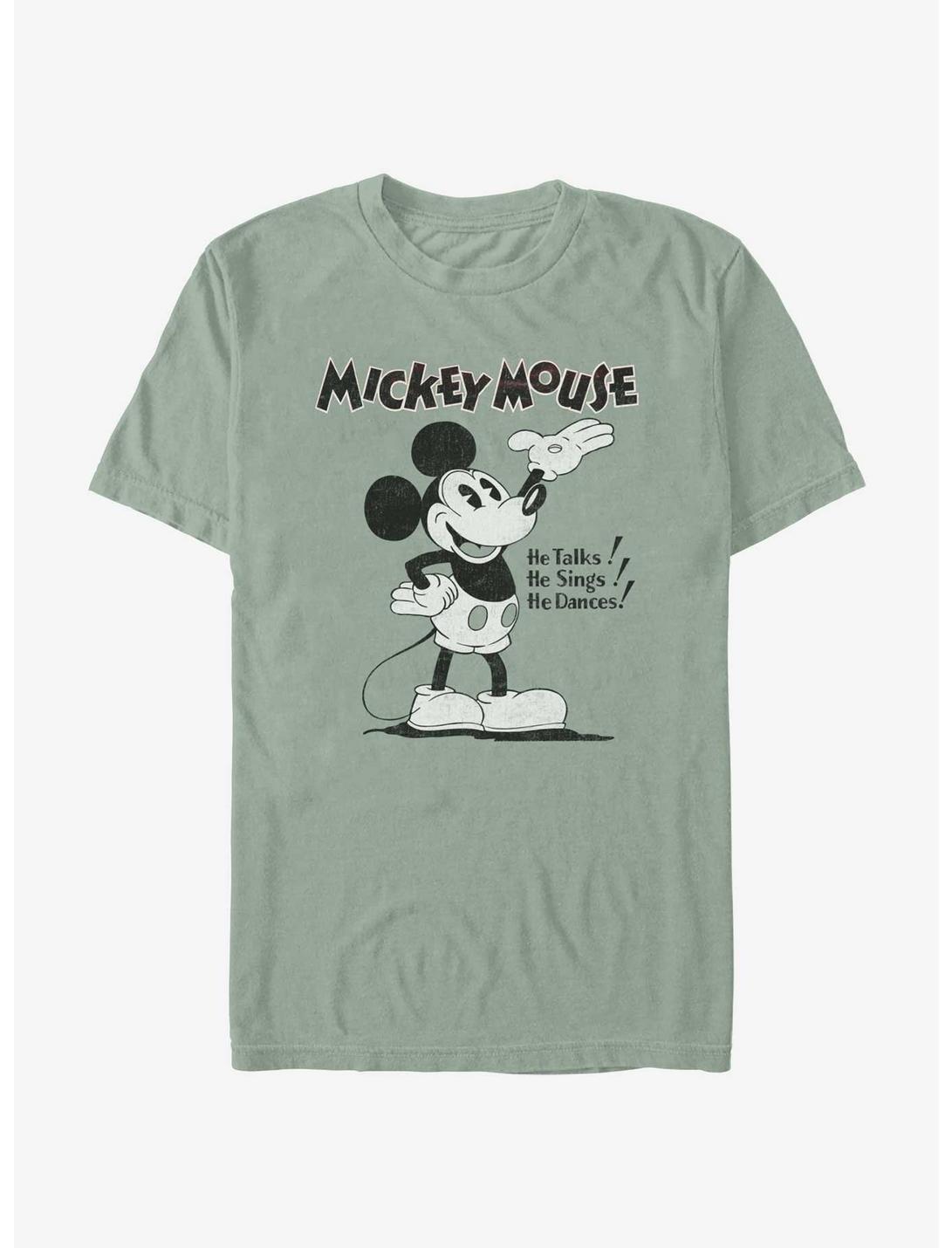 Disney Mickey Mouse He Dances Garment Dye T-Shirt