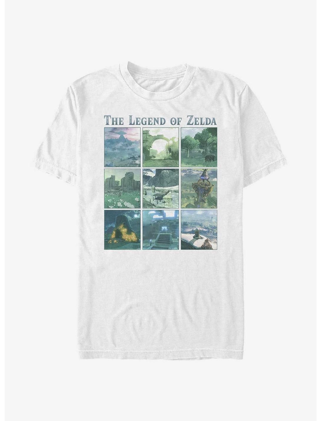 The Legend Of Zelda Breath Of Wild Locations Garment Dye T-Shirt