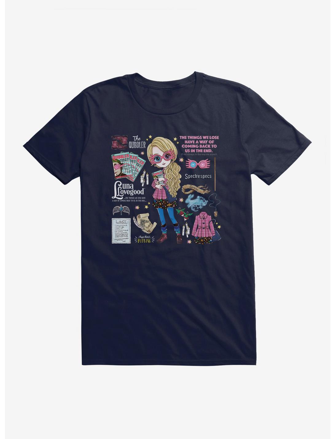 T-shirt Harry Potter Luna Icônes Lunettes de Quidditch