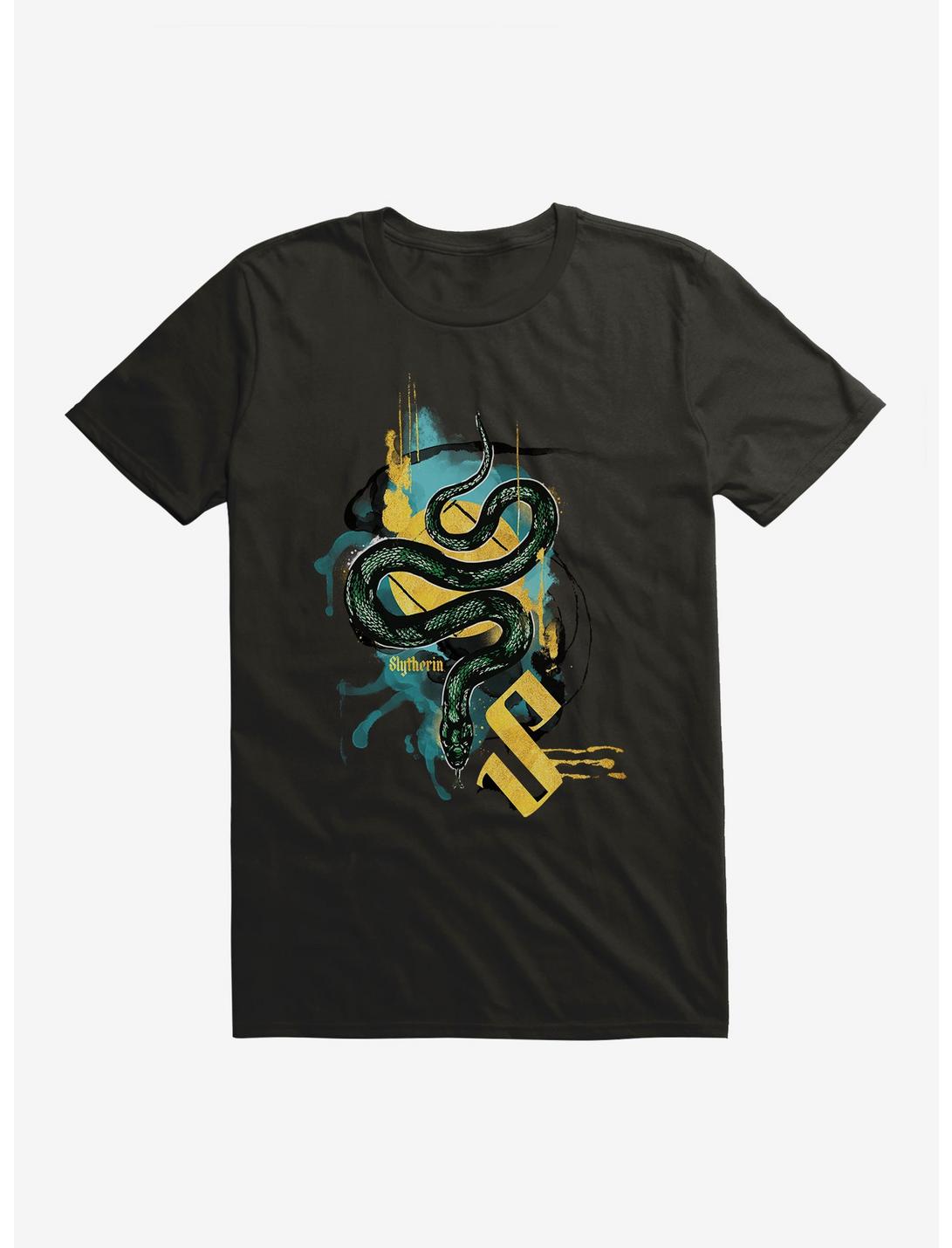 Harry Potter Slytherin Paint Splatter T-Shirt