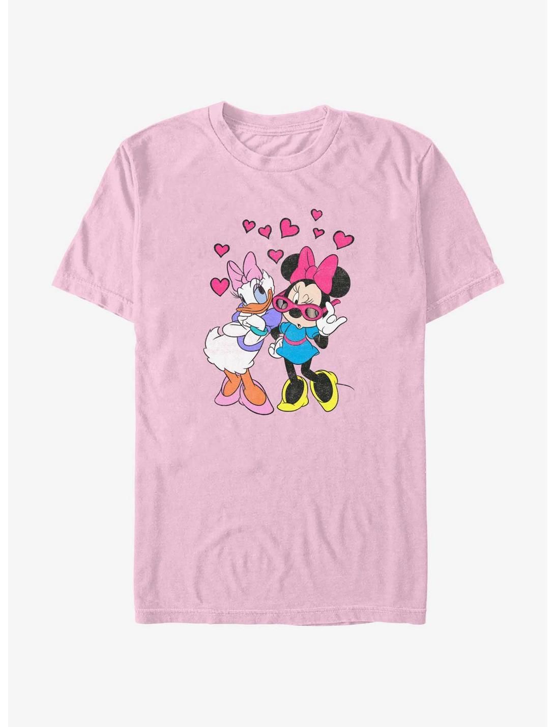 Disney Minnie Mouse & Daisy Duck Hearts Garment Dye T-Shirt