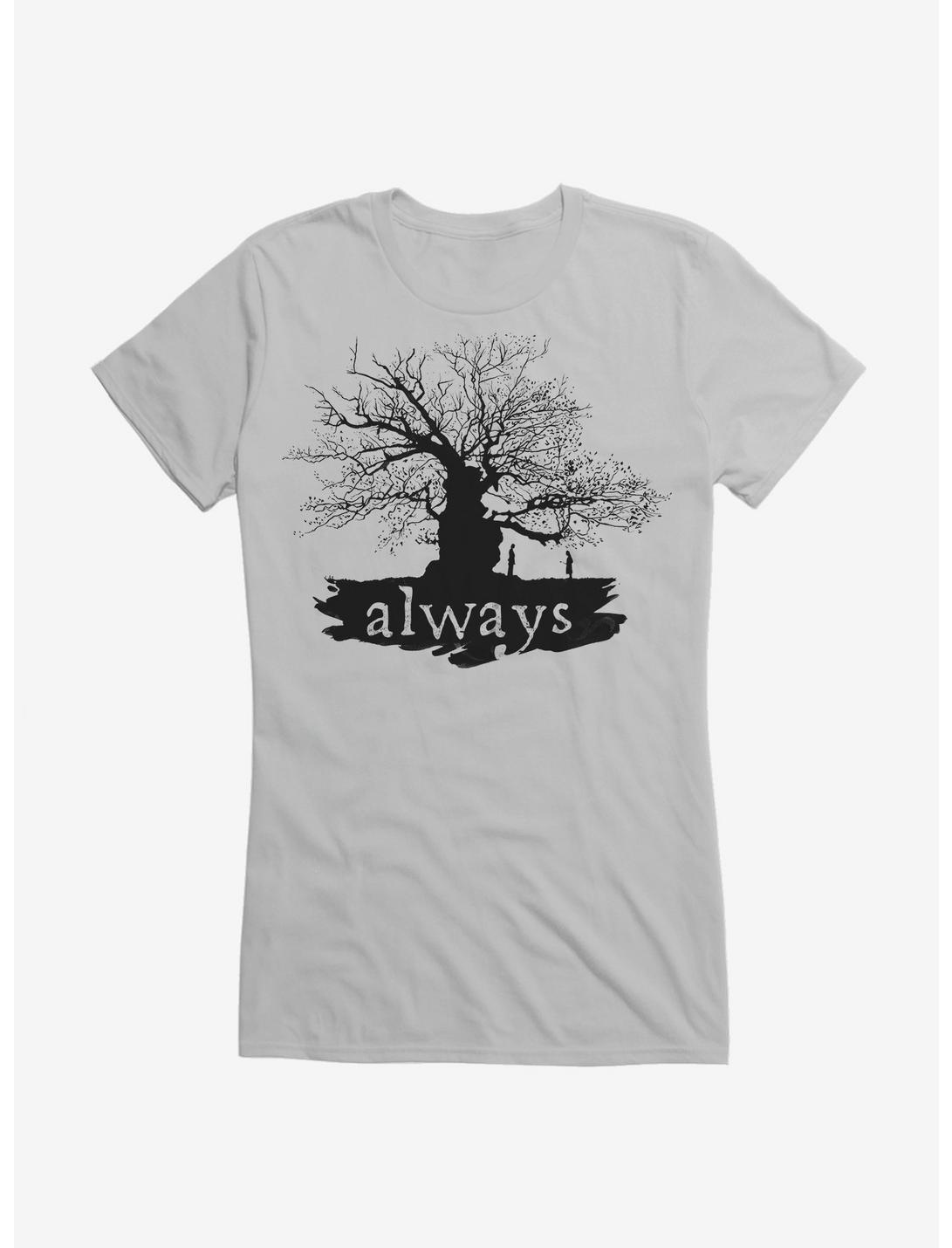 Harry Potter Always Tree Girls Black T-Shirt