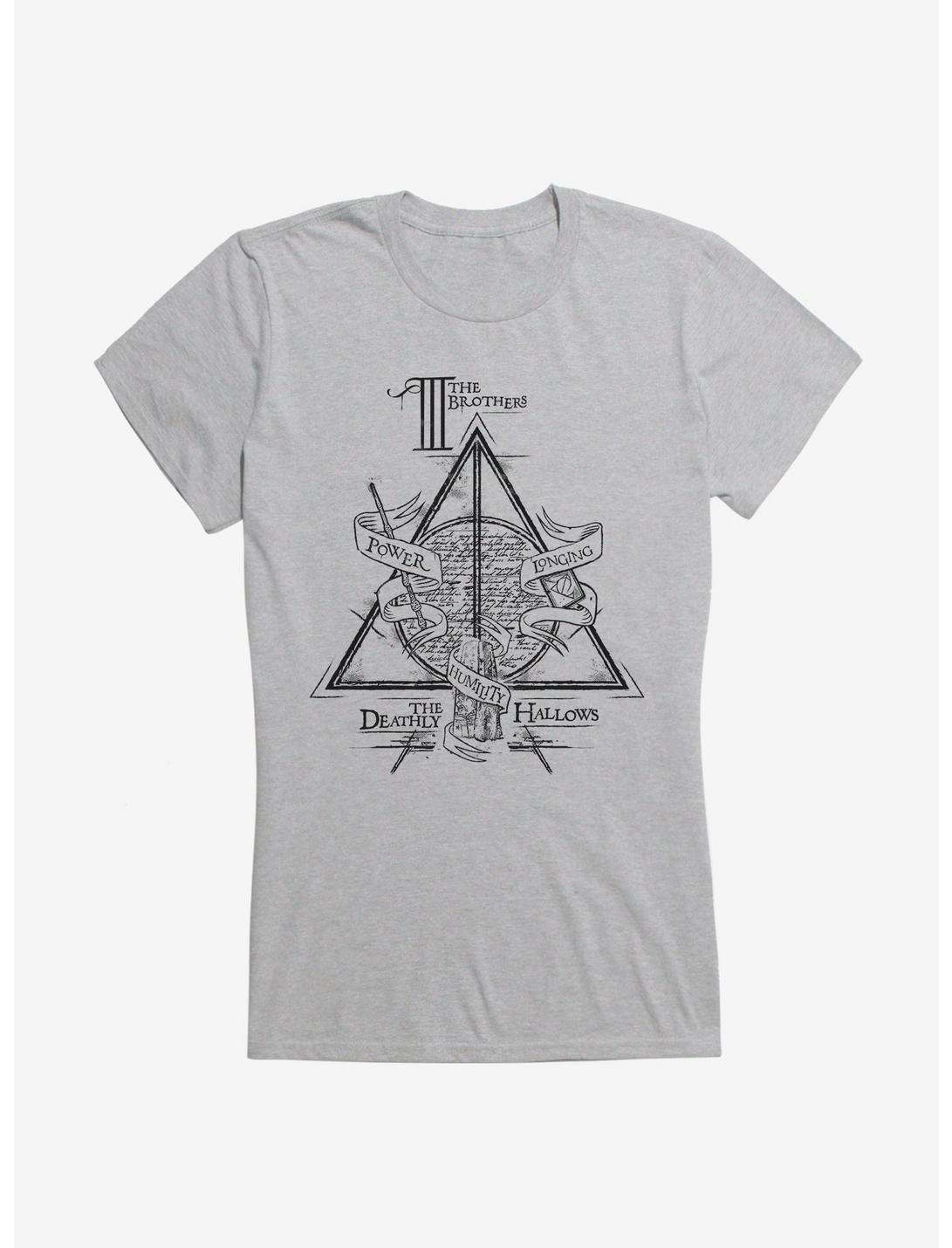 T-shirt Fille Les Trois Frères Reliques de la Mort Harry Potter