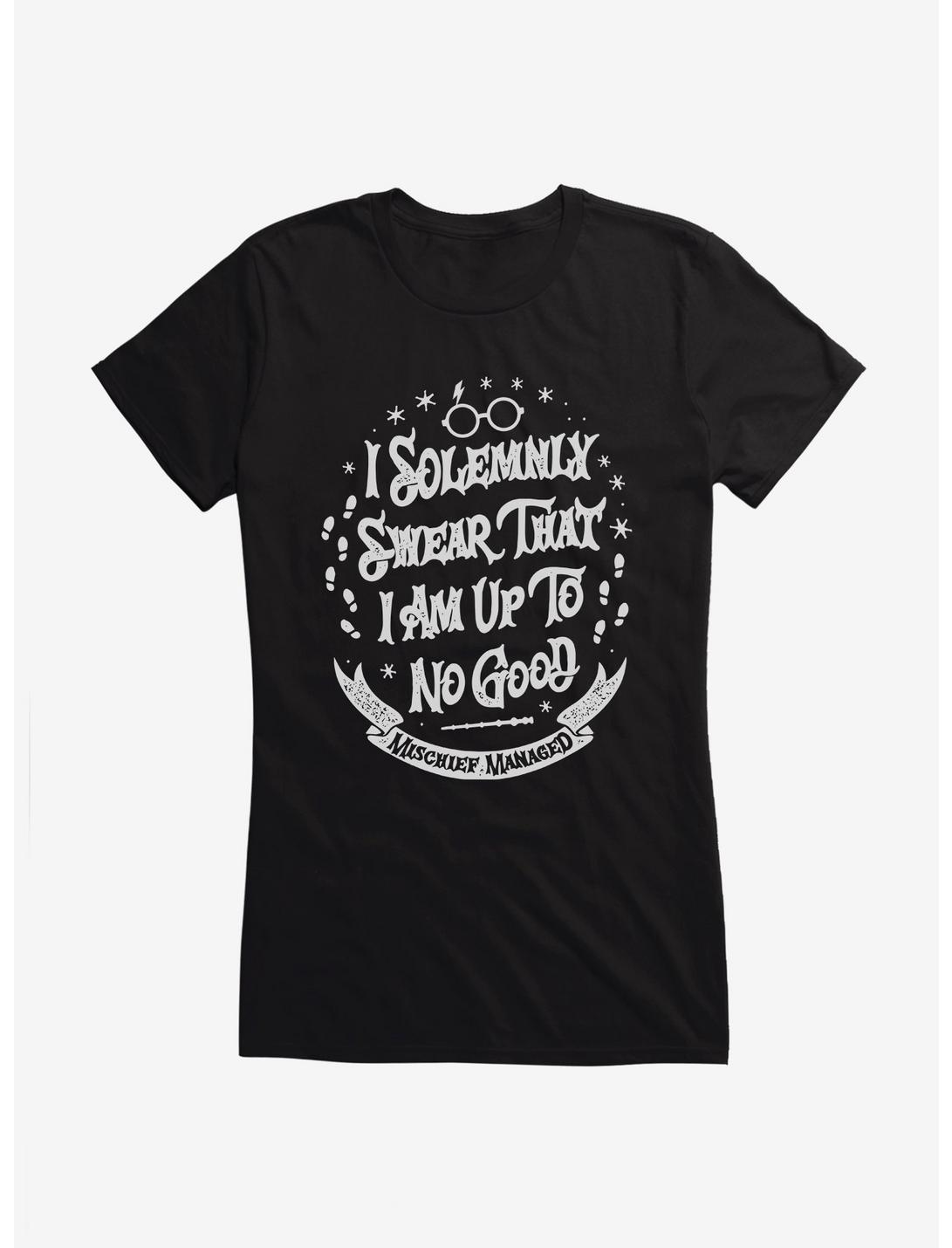 T-shirt Filles pas sages Harry Potter Je jure solennellement
