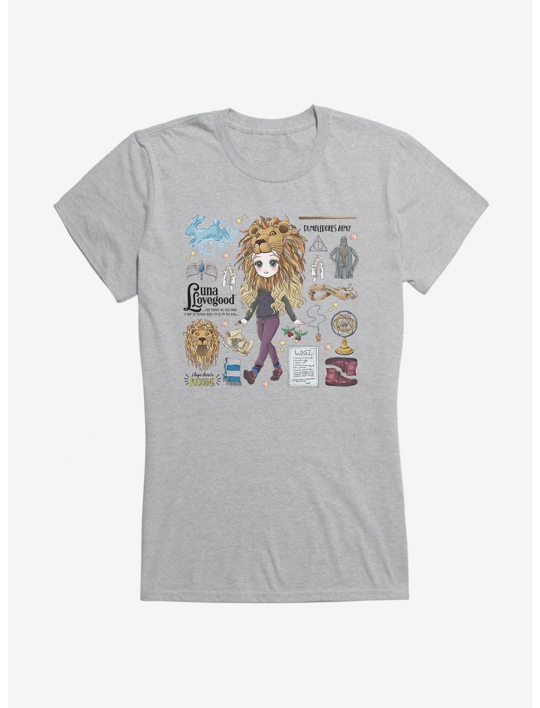 Harry Potter Luna Icons Lion Hat Girls T-Shirt