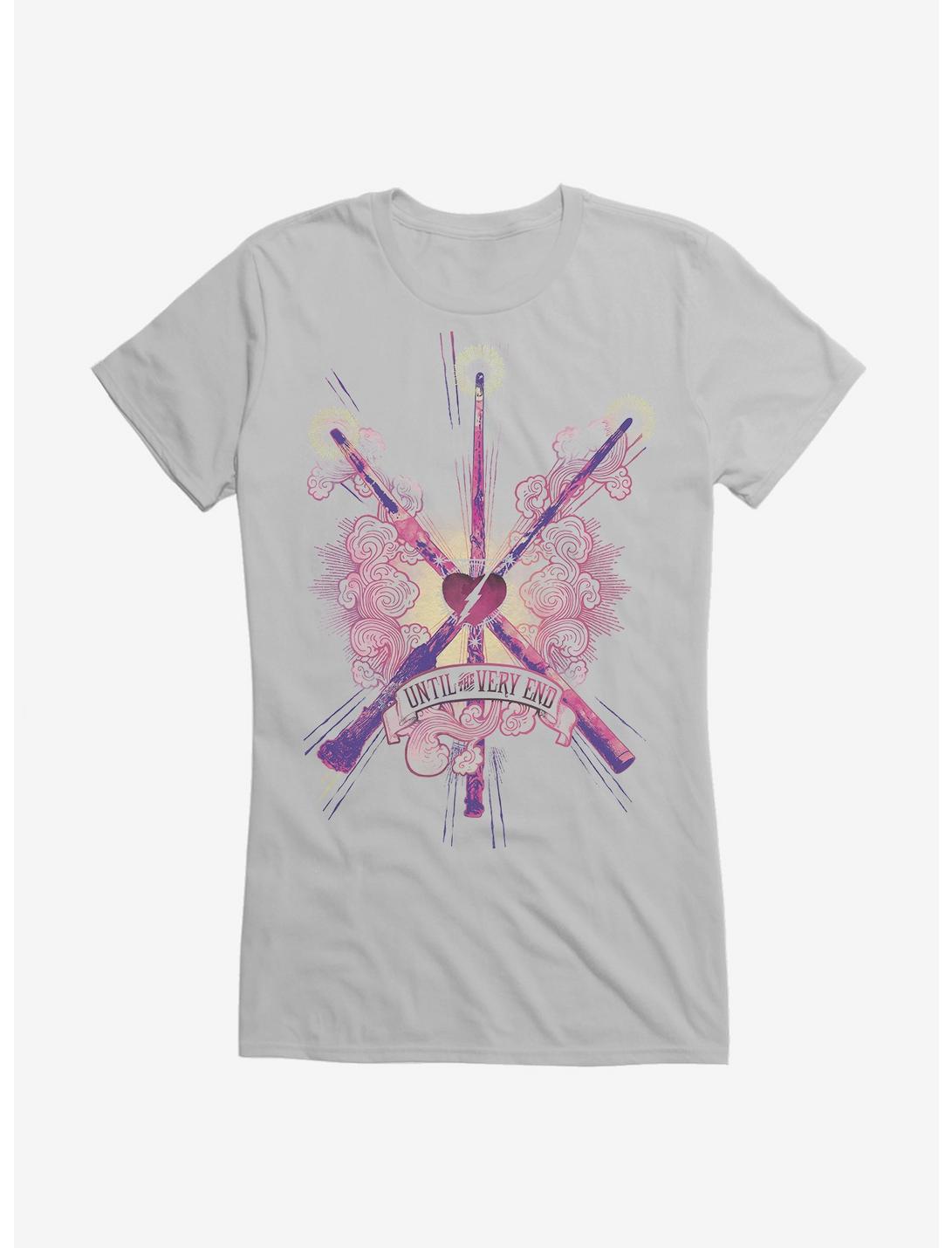 T-shirt Rose Fille Baguettes Harry Potter Jusqu'au Bout