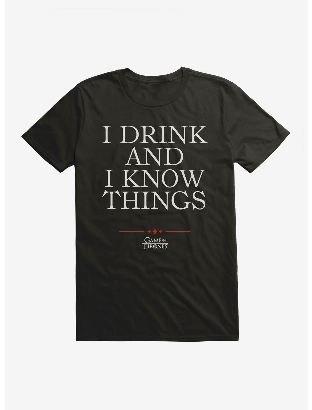 Game Of Thrones Tyrion I Drink And I Know Things T-Shirt