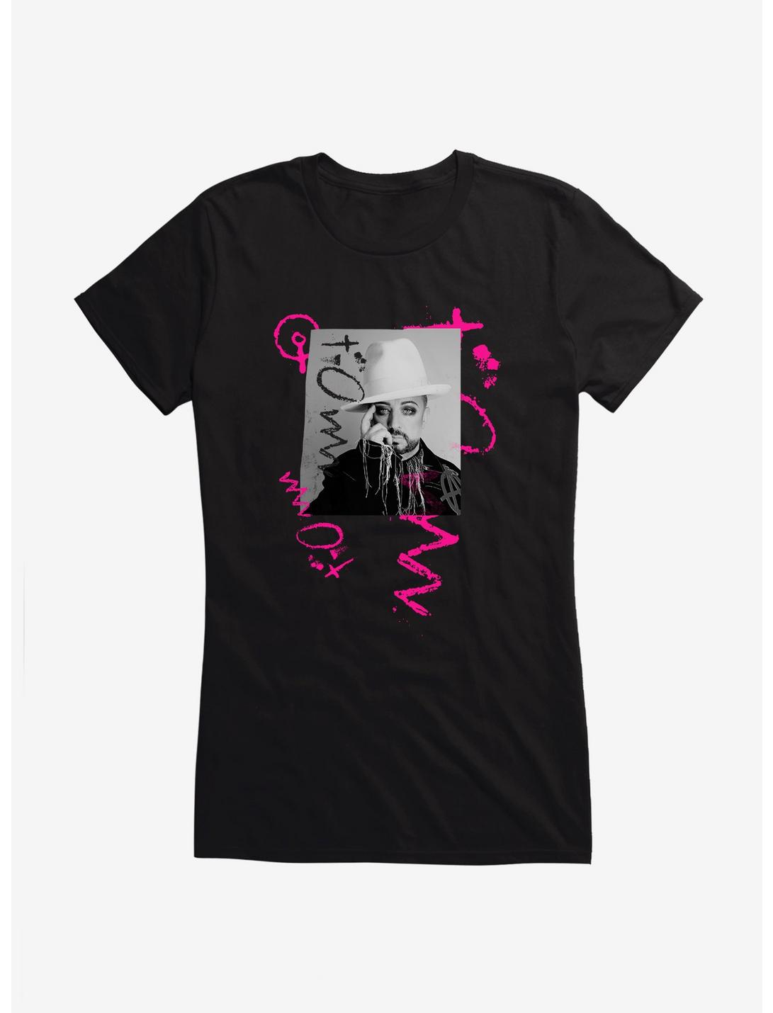Boy George & Culture Club Hat Picture Girls T-Shirt