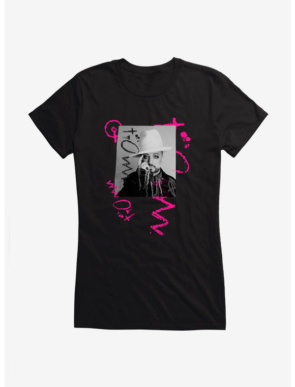 Boy George & Culture Club Hat Picture Girls T-Shirt