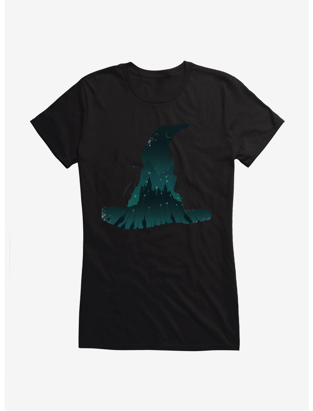 T-shirt Fille Silhouette du Choixpeau Magique Harry Potter