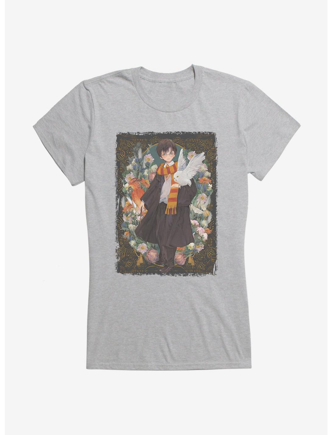 Harry Potter Harry and Hedwig Fantasy Style Girls T-Shirt