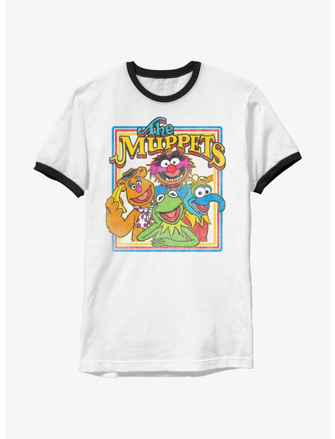 Disney The Muppets Retro Muppet Poster Ringer T-Shirt