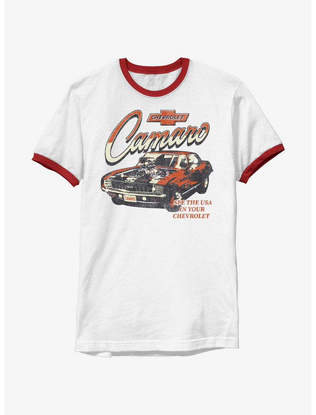 General Motors Vintage Camaro Ringer T-Shirt