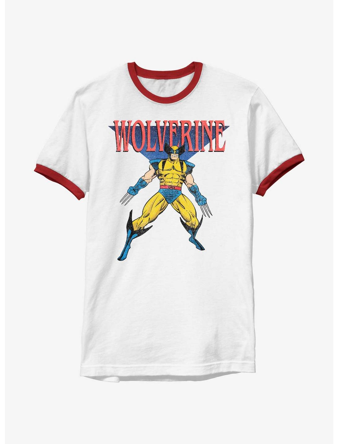 T-shirt contrasté Wolverine années 90