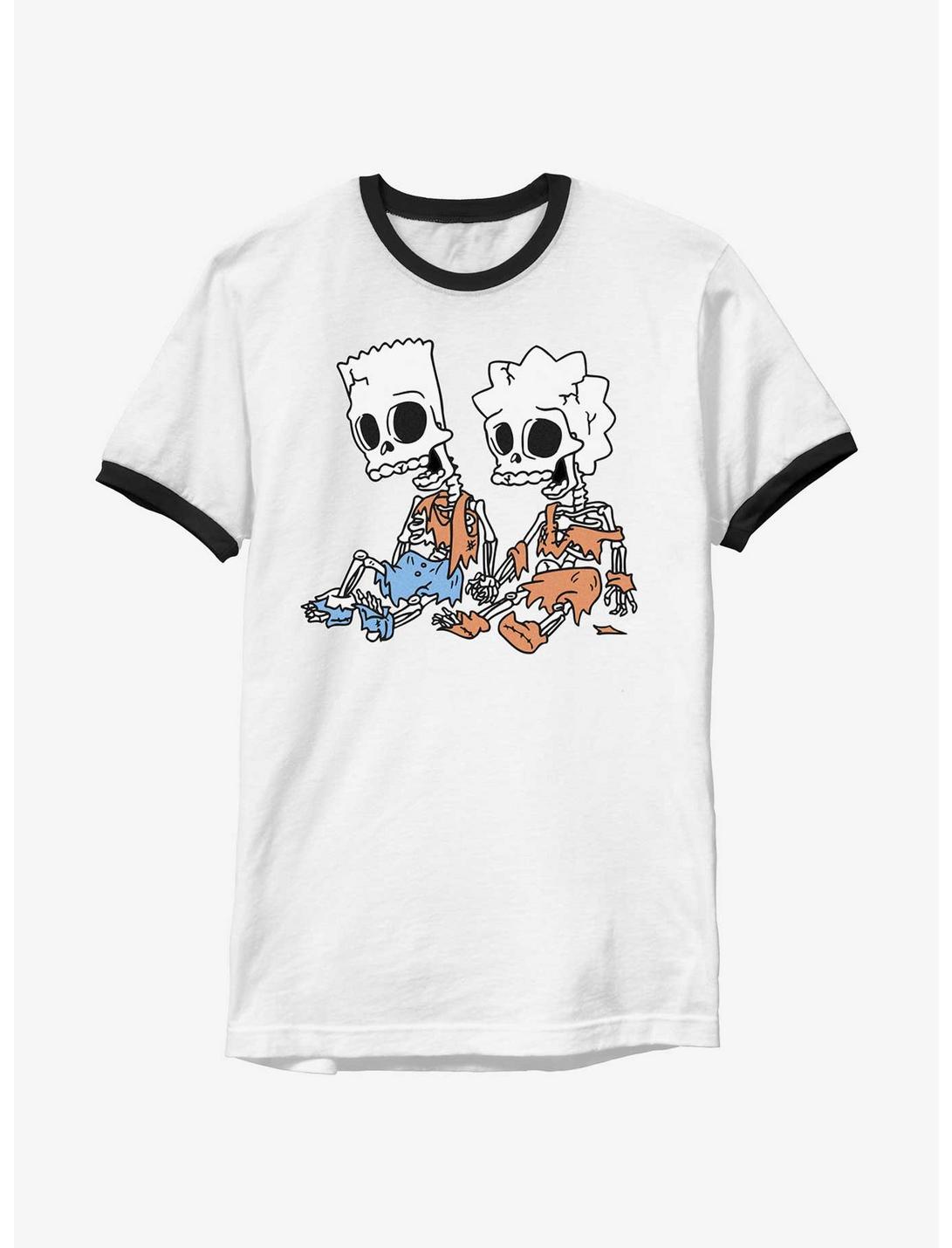 The Simpsons Skeleton Bart And Lisa Ringer T-Shirt