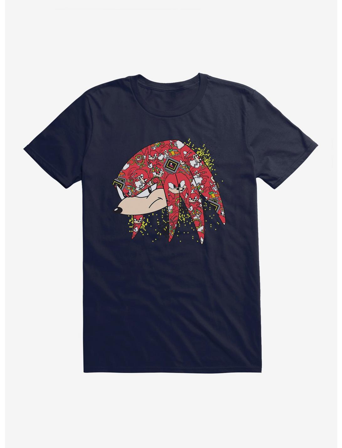 T-shirt profil Pixel Sonic The Hedgehog Knuckles
