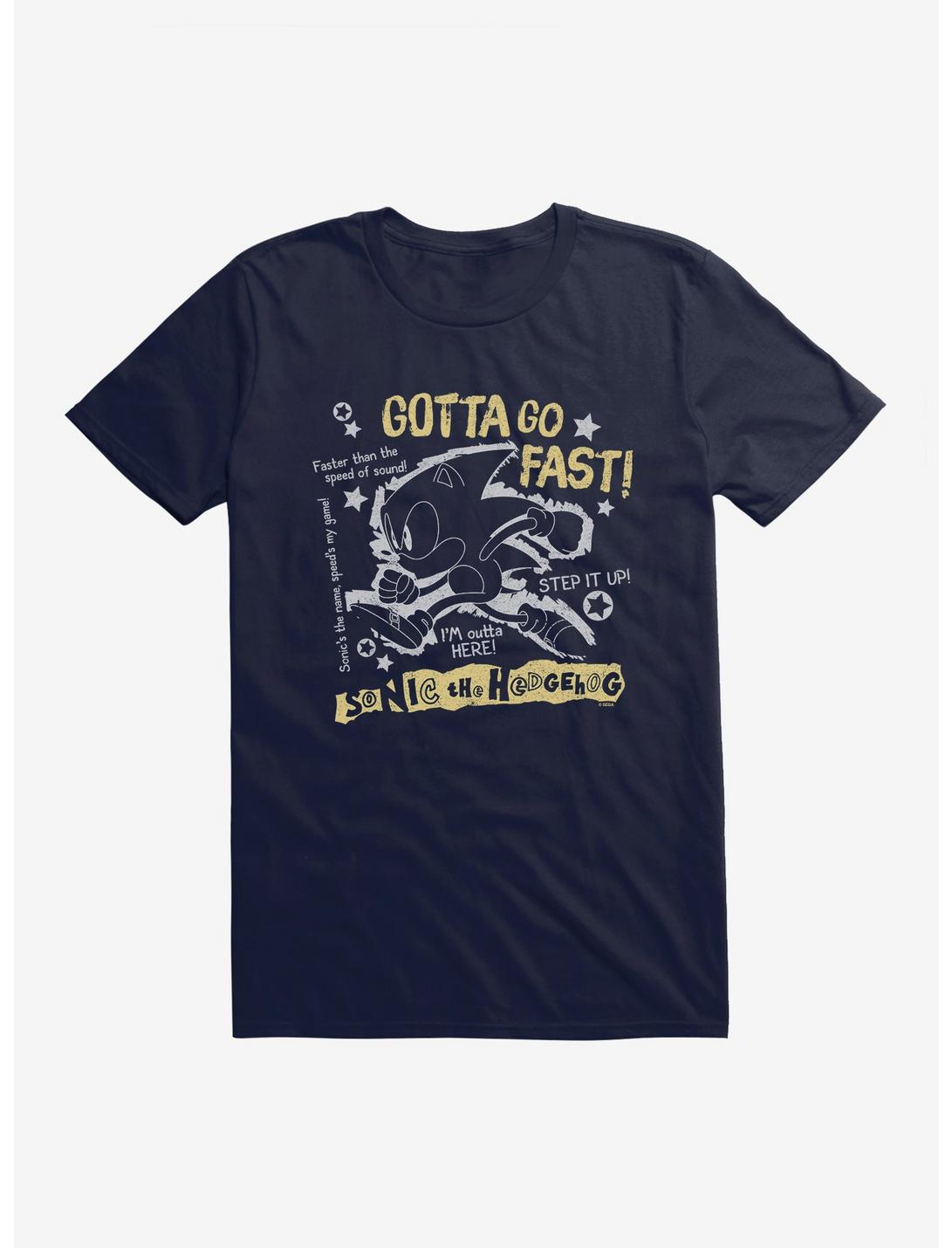 Sonic The Hedgehog Sonic Go Fast Silhouette T-Shirt