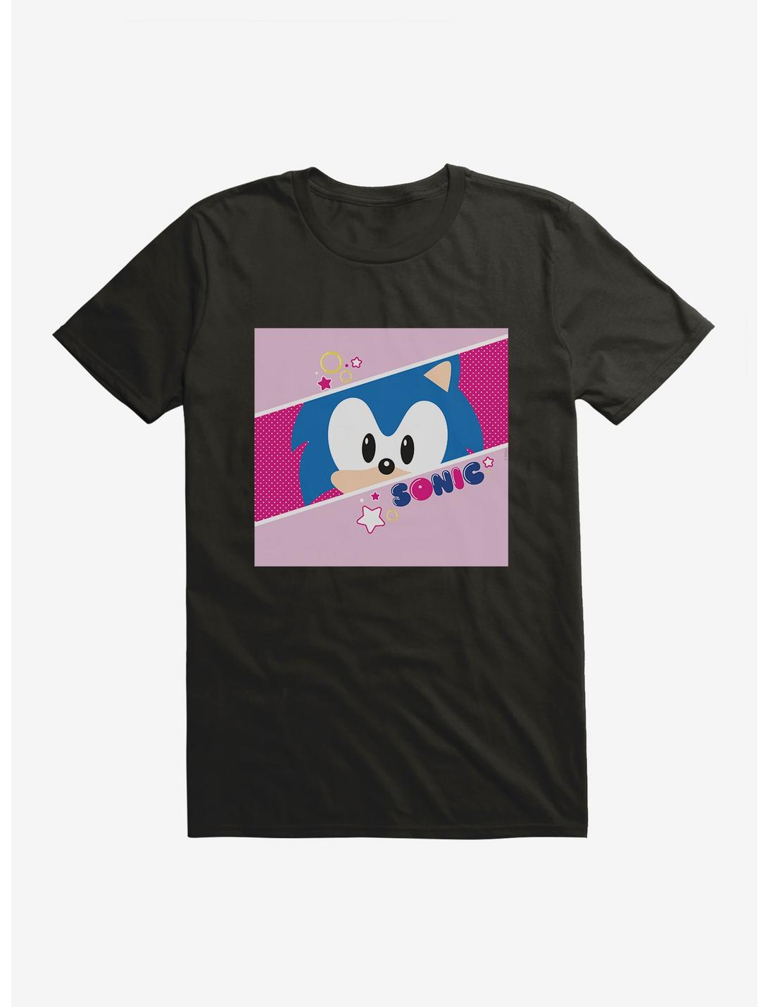 Sonic The Hedgehog Pop Sonic Eyes Peek T-Shirt