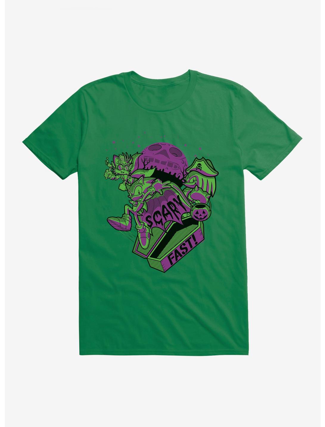 Sonic The Hedgehog Halloween Scary Fast Trio T-Shirt