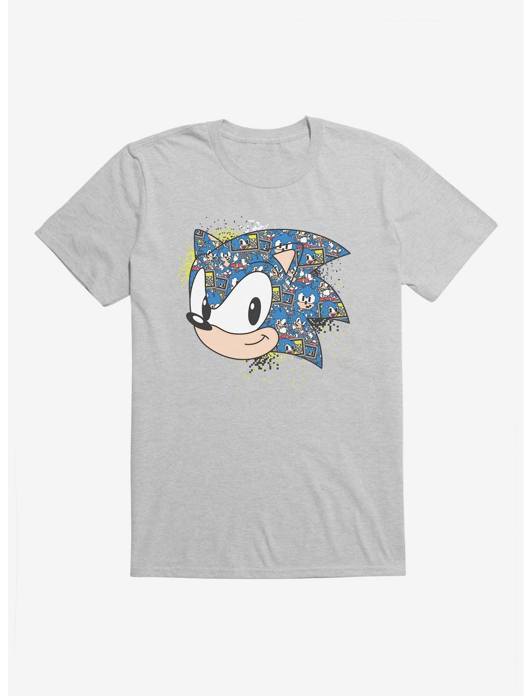 Sonic The Hedgehog Sonic Pixel Profile T-Shirt