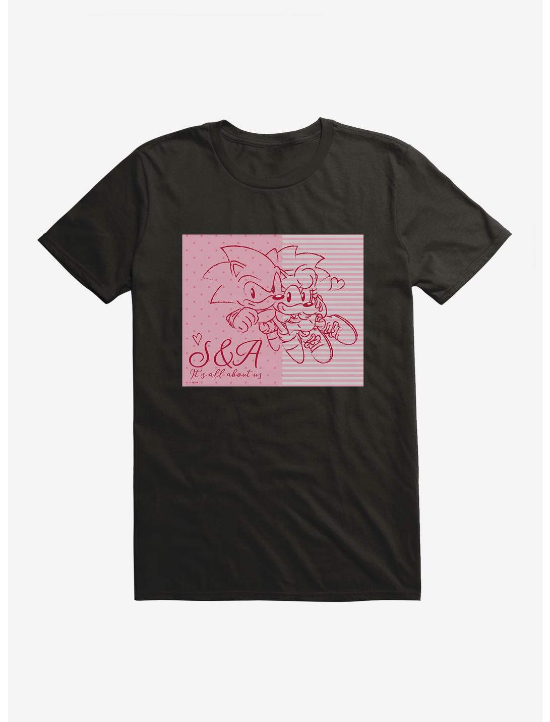 Sonic The Hedgehog Sonic And Amy It?s All About Us T-Shirt