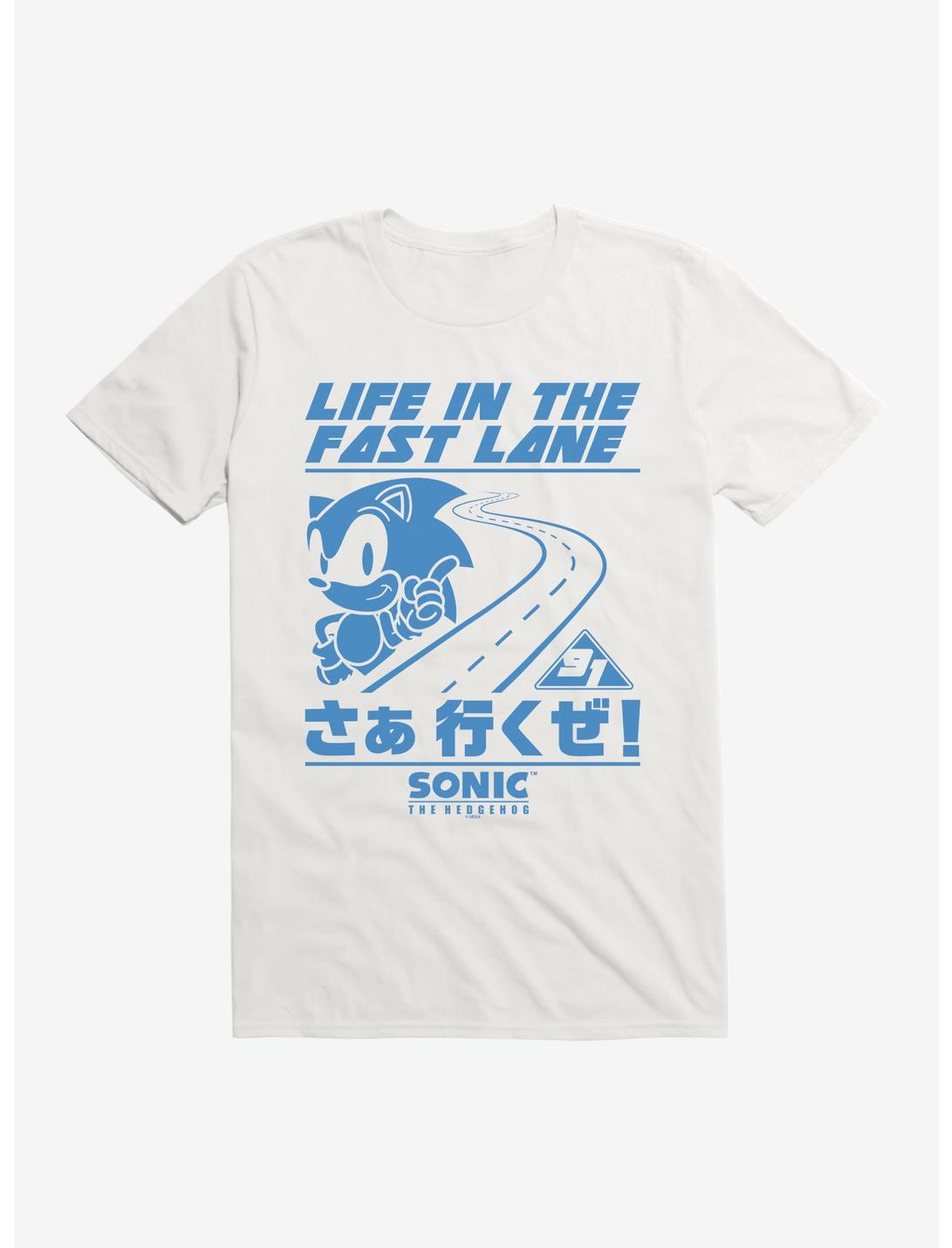 T-shirt Sonic The Hedgehog La Vie à Toute Vitesse