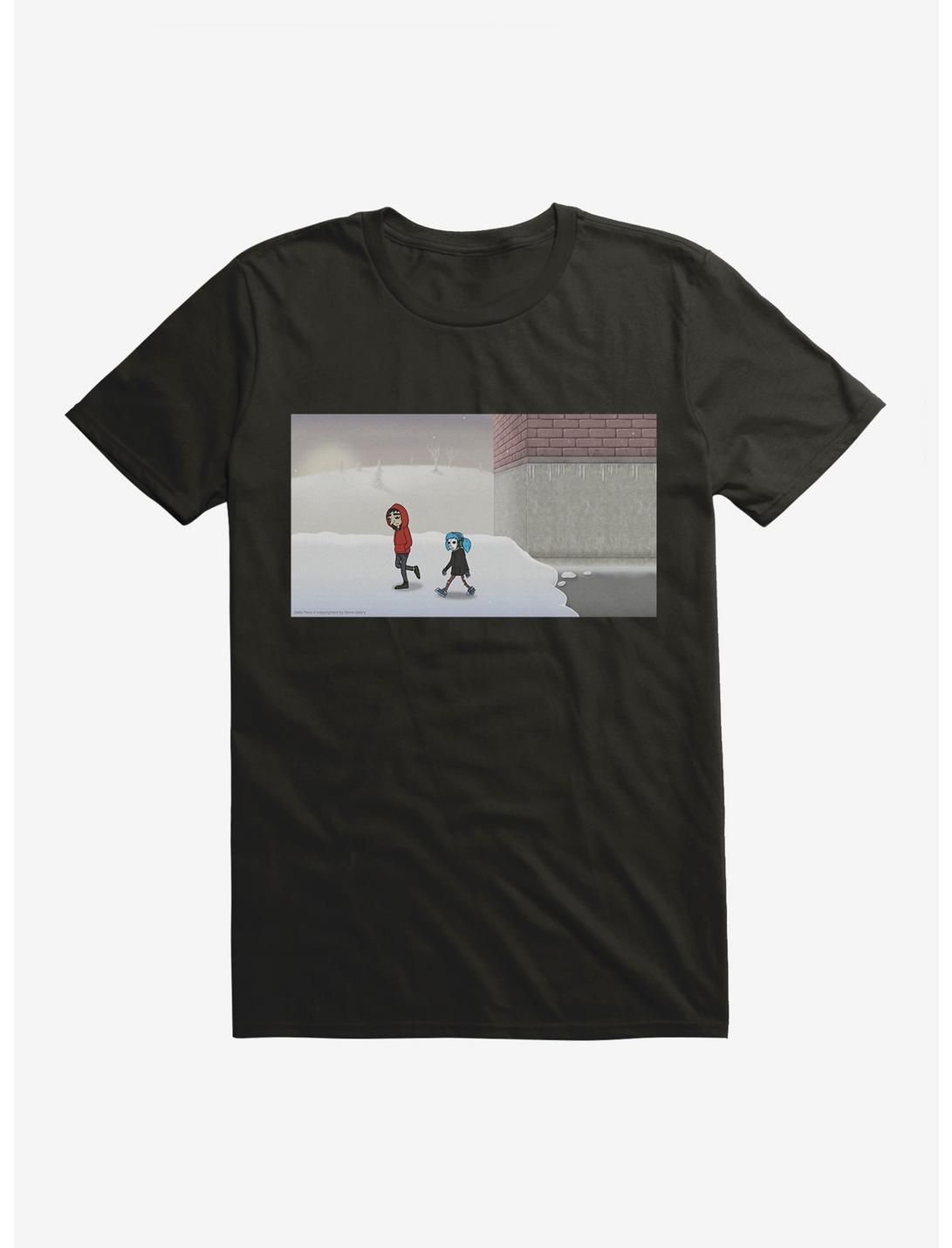 T-shirt Sally Face marchant dans la neige