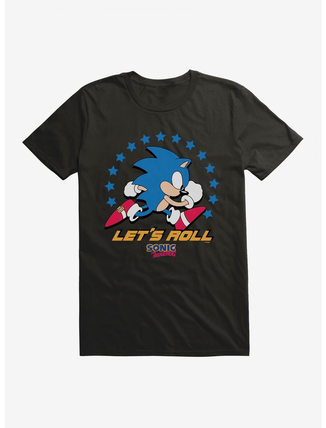 Sonic The Hedge Hog Let's Roll T-Shirt