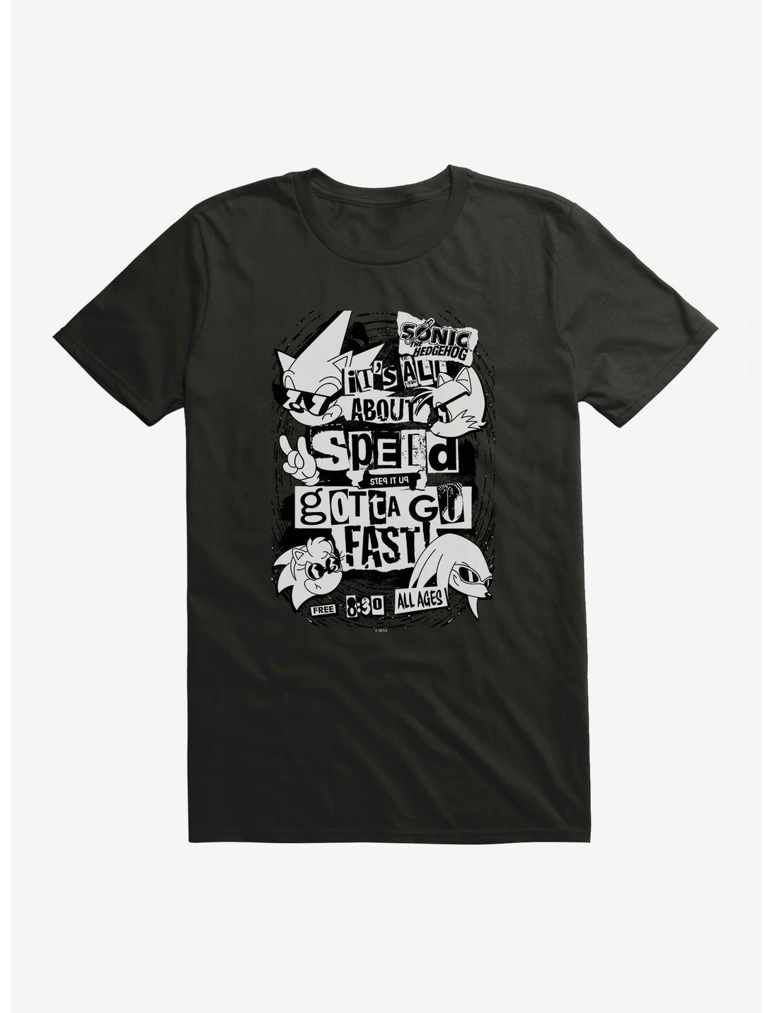 Sonic The Hedgehog It's All About Speed T-Shirt