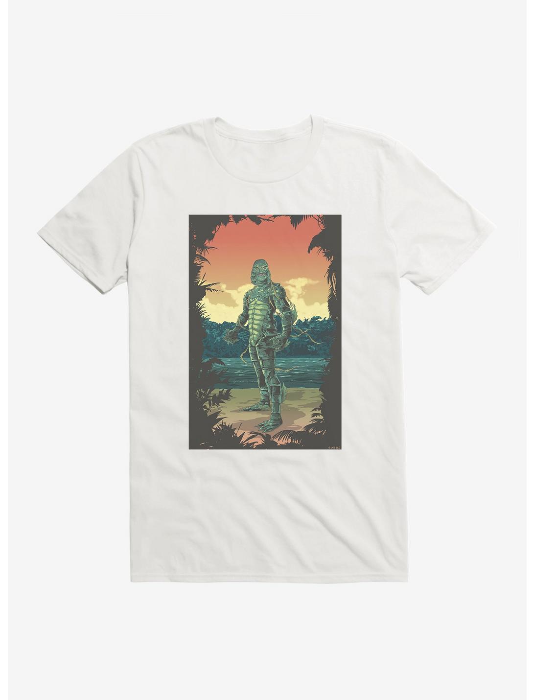 Creature From The Black Lagoon Comic Art Sunset T-Shirt