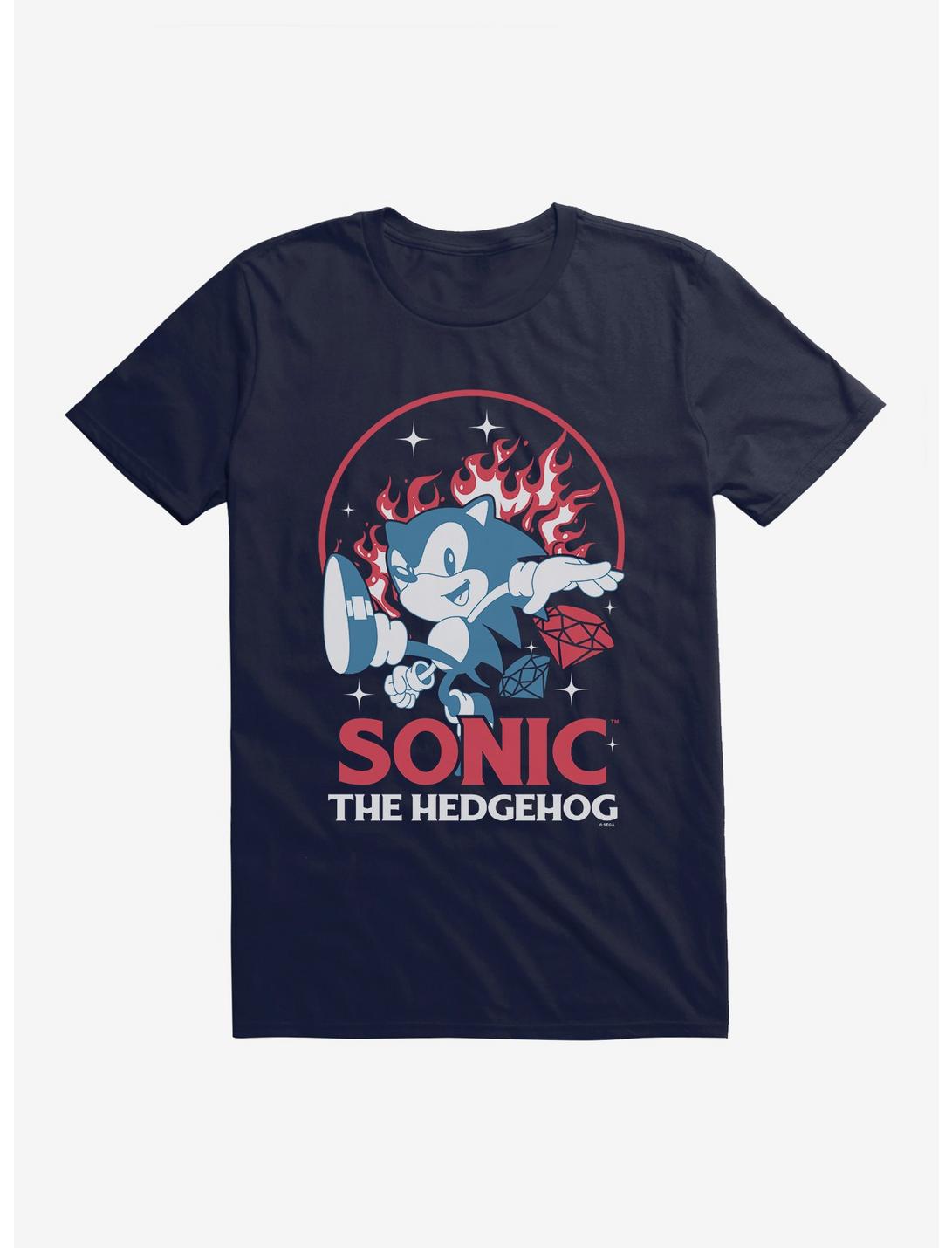 T-shirt Sonic The Hedgehog Fire And Gems Sonic