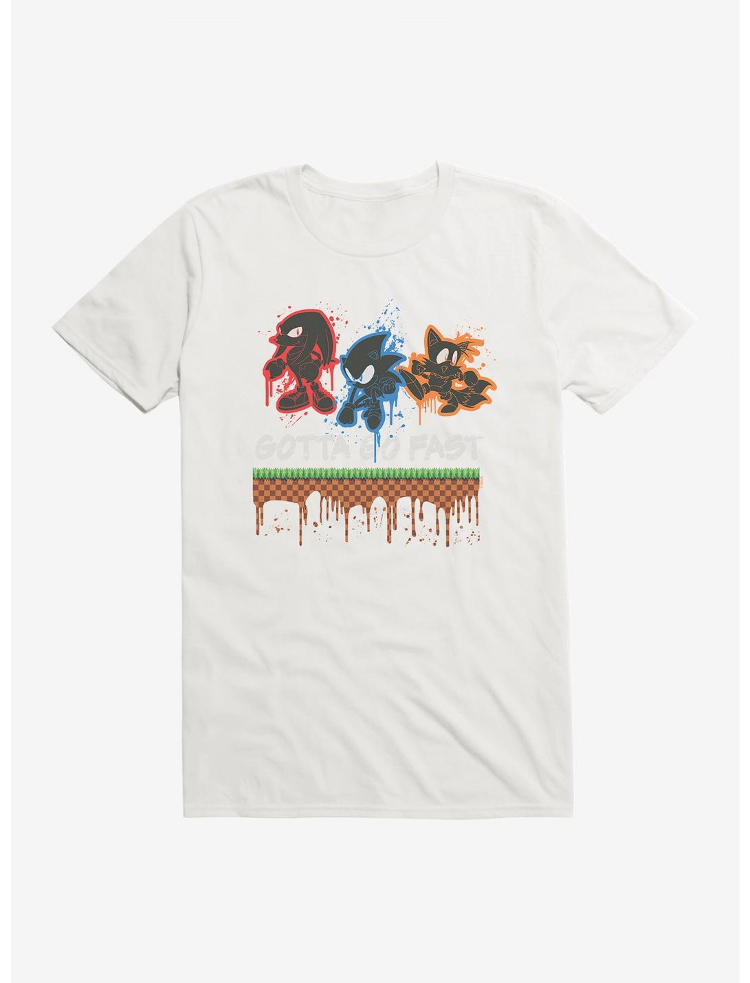 Sonic The Hedgehog Tails, Knuckles, And Sonic Gotta Go Fast! T-Shirt