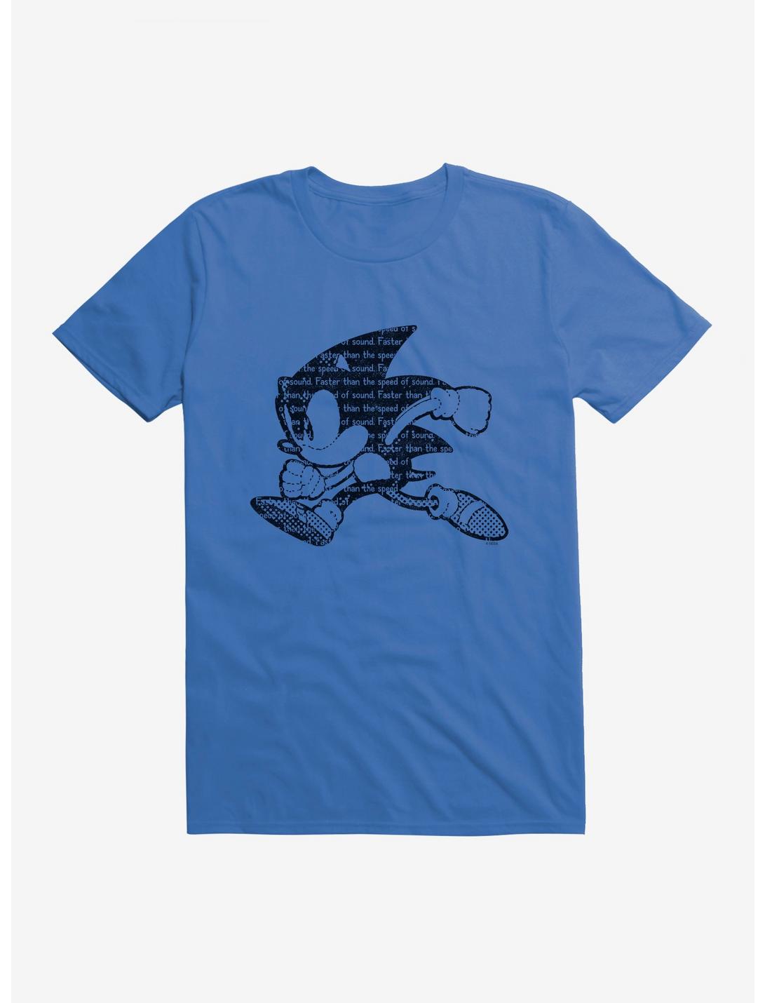 Sonic The Hedgehog Sonic Script Silhouette T-Shirt